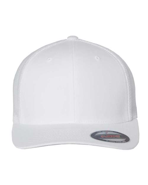 Flexfit 6511 Trucker Mesh Back Cap, Gray, One Size