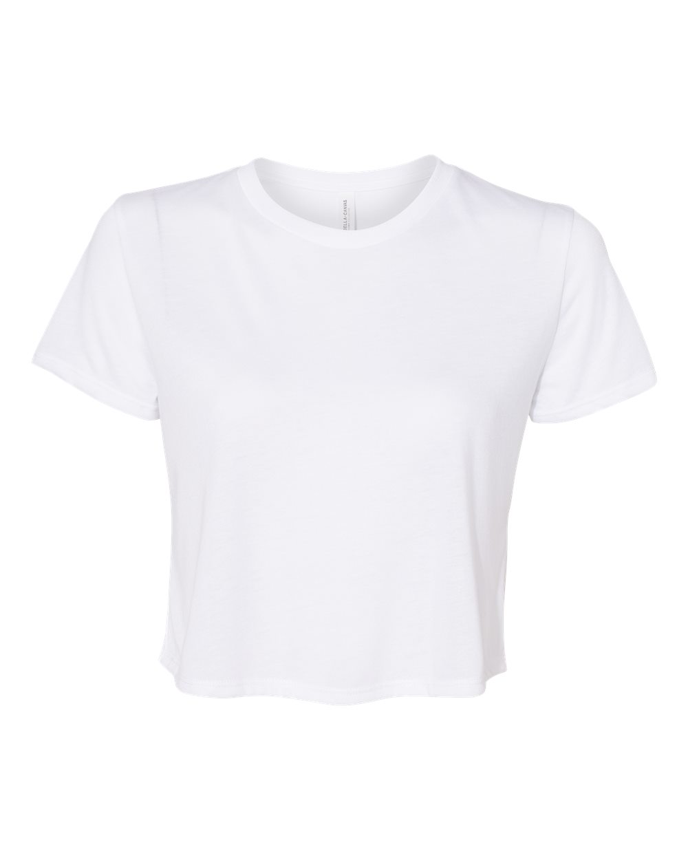 Bella Canvas Women Flowy Boxy T-Shirt 8881-Ladies Crew Neck Cropped Summer Top 