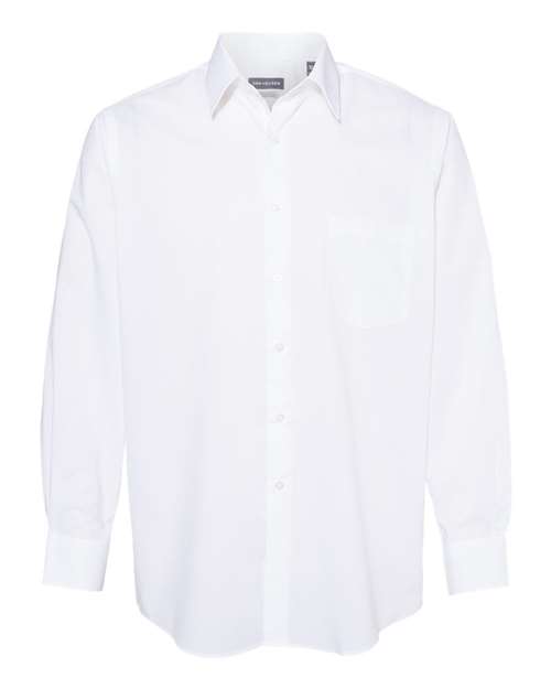 Broadcloth Point Collar Solid Shirt - Van Heusen 13V5052