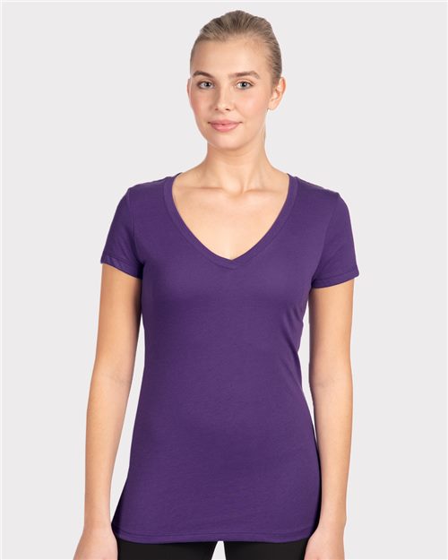 Women's Ideal V-Neck T-Shirt - Next Level 1540 | Clothing Shop Online