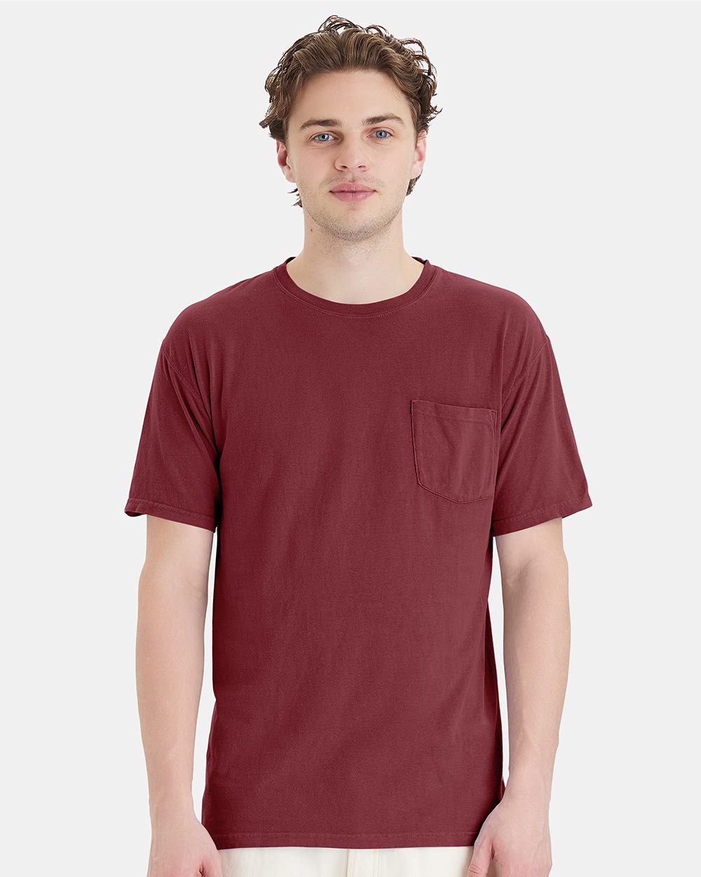 Ordinere Stol miljøforkæmper Garment-Dyed Pocket T-Shirt - ComfortWash by Hanes GDH150 | Clothing Shop  Online